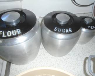 Mid century cannister set