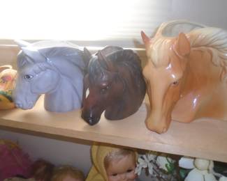 horse head planters