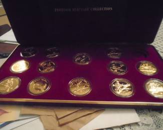 Freedom Heritage collection. 24k gold clad over nickel