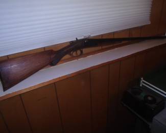 16 or 20 ga double barrel shot gun