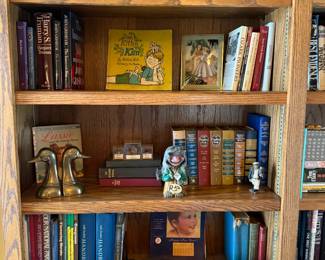 Brass Book Ends, Books