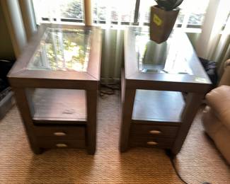 End Tables with Power and Charging Outlets