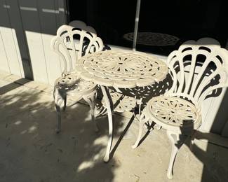 Iron Bistro Set -$125