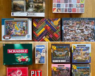 Numerous games and puzzles 