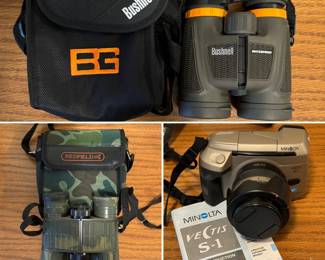 Misc binocs and cameras