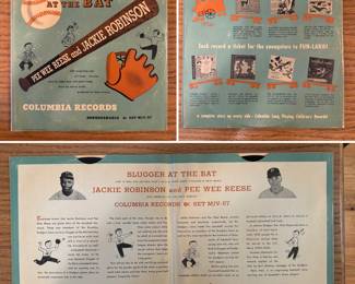 "Slugger at the Bat" Pee Wee Reese and Jackie Robinson