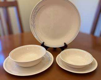 Corelle "Blue Lily" set of 40 pcs (svc for 8)