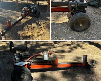 Log splitter - vintage but runs great!