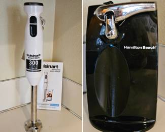 Cuisinart immersion blender - Hamilton Beach electric can opener