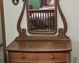 Antique dresser with mirror