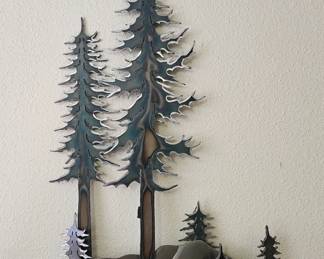 Large metal wall art