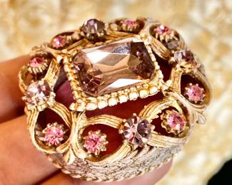 1950s Florenza Vanity Trinket Box