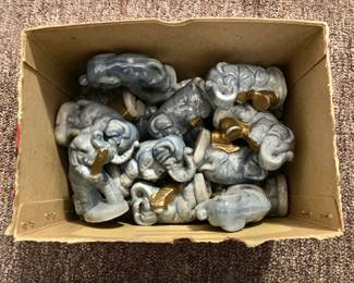 1950's Ceramic Elephant Figurines