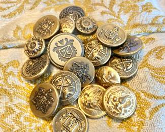 Vintage Brass Buttons
