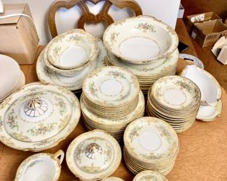 Antique Noritake Daphne Fine China Dinner Set