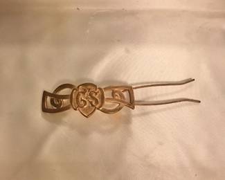 Vintage Girl Scout Barrette Hair Clip