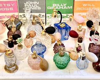 Huge Lot Of Vintage Perfume Bottles