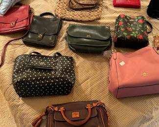Brand new and vintage coach purses