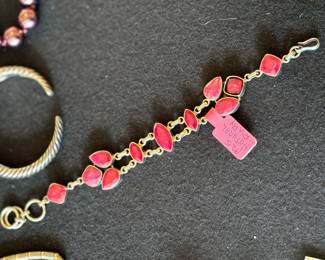 Natural ruby bracelet