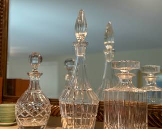 Crystal decanters