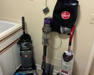 Vacuums, cleaning supplies