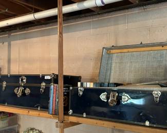 Vintage steamer trunks