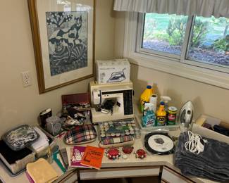 Sewing machine and accessories