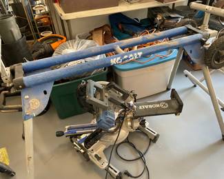 compound miter saw & stand