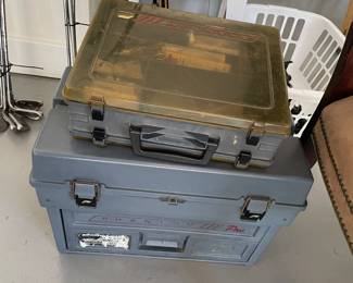 misc. fishing boxes & tackle