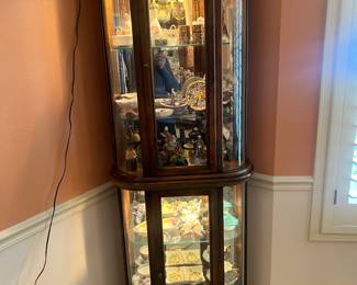 Another Lighted Curio Cabinet