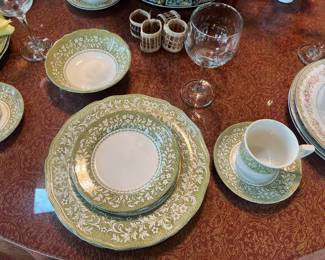 Royal Staffordshire Sherwood Ironstone Dinnerware-Service for 6