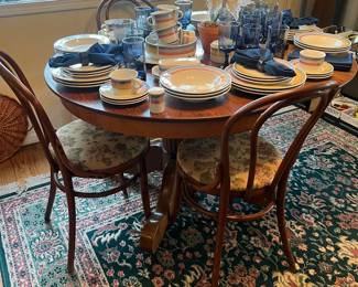 Dining Table with Three Chairs