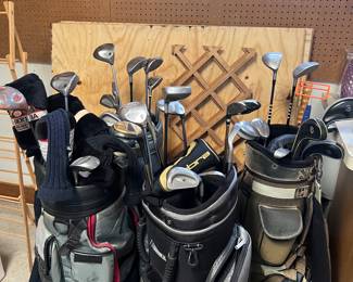Golf Clubs and Bags