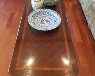 Inlaid wood Coffee table