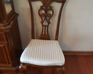 10 Dining chairs (2 are captain chairs)
