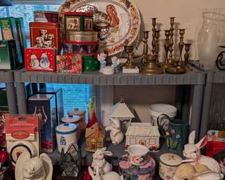 Brass Candlesticks, Holiday Decor