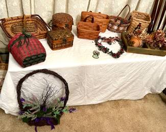 Various baskets