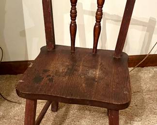 Child's antique chair, can also be used for a doll