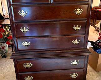 Tallboy dresser and matching beside table (next photo)