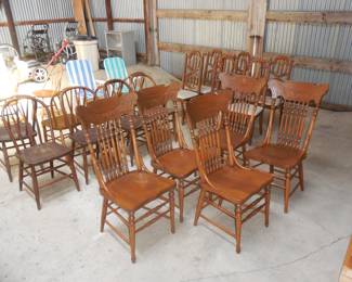 choice of chair sets. Most restored.