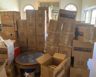 Many rooms with boxes full of treasures