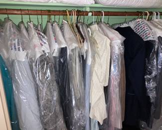 Tons of high end clothes
