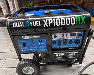 Duramax dual fuel generator. 100 pound tank with 100 pounds of gas.
$1,400