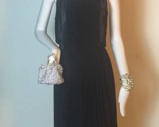 Diane Von Furstenberg Pleated Silk Cocktail - sz: 10