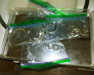 Sterling & gold earrings