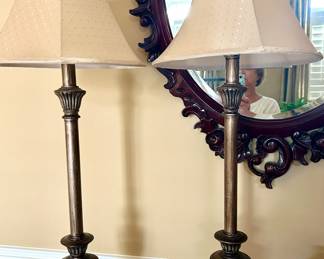 Pair of Buffet Table Lamps Sold Separately