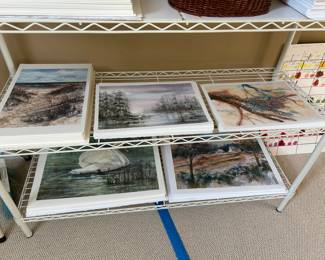 Hundreds of Printed Copies of Jackie Sullivan's Original Work for Framing