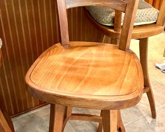 Wood Swivel Bar Stool...Bar Height