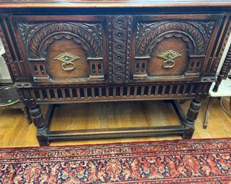 1920'S JACOBEAN REVIVAL  BUFFET