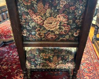 6-1920'S JACOBEAN REVIVAL  CHAIRS